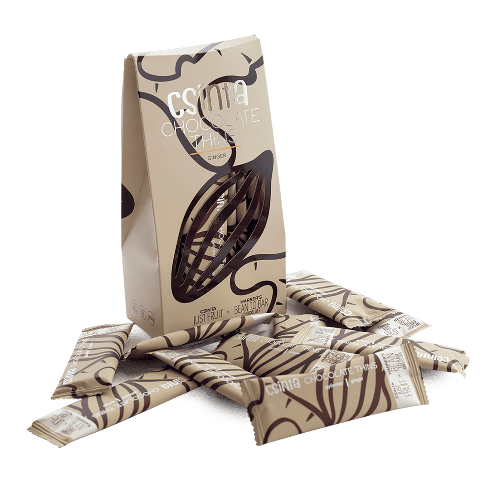 Csinta Chocolate Thins Gyömbér 10db
